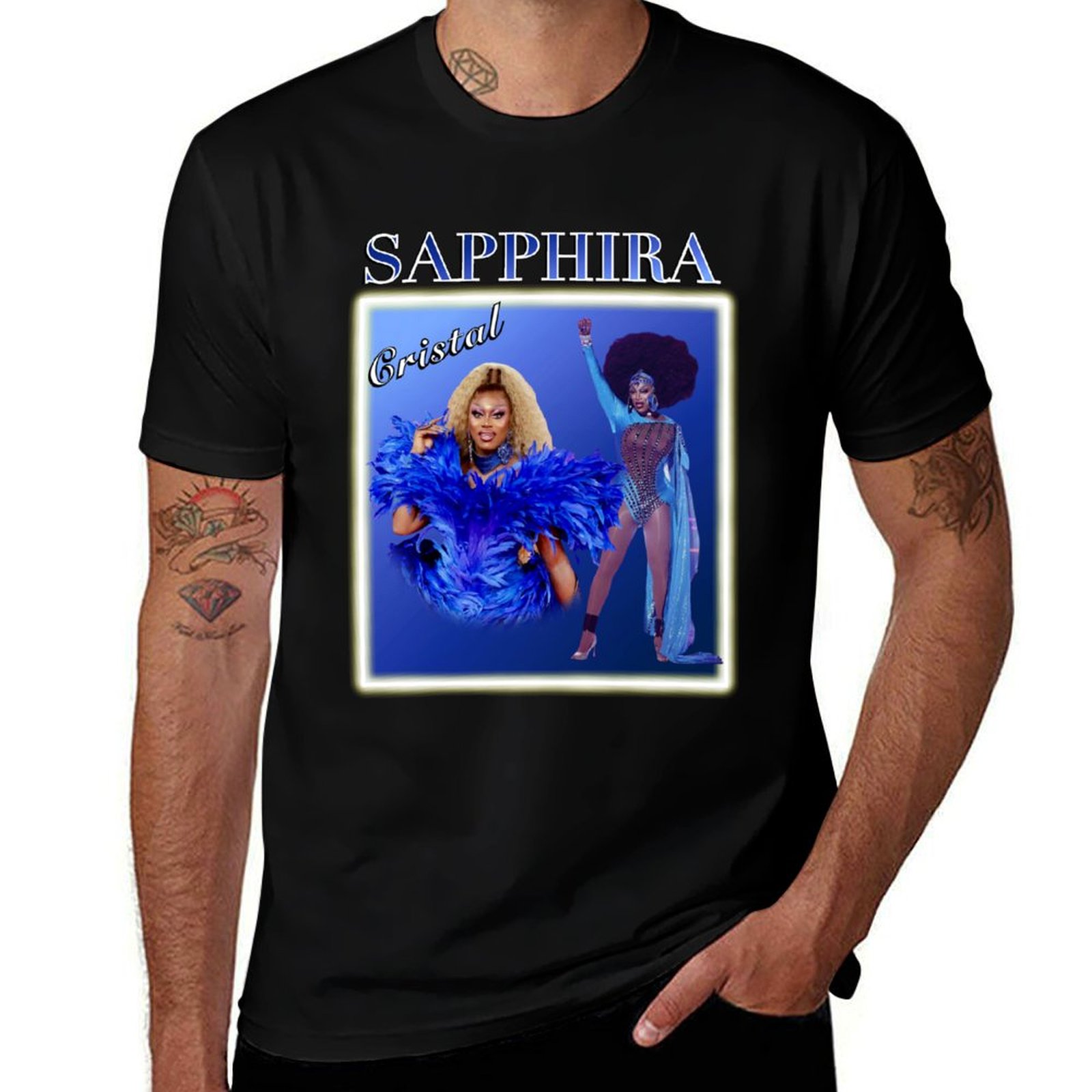 Queen Street Fashion - Sapphira Cristal Drag Race Queen T-shirt,